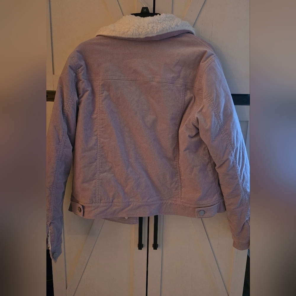Forever 21 Lilac Teddy Jacket with Ivory Fleece - Picture 4 of 6